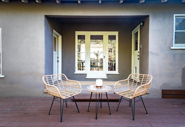 4640 Max Dr, San Diego, CA 92115 - view of wooden deck