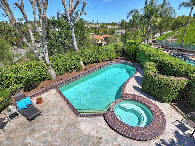 27275 Comba, Mission Viejo, CA 92692 - view of swimming pool featuring a patio area and a pool with connected hot tub