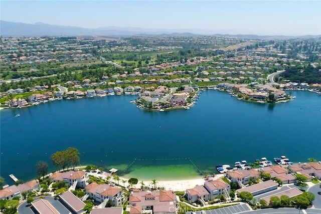 27275 Comba, Mission Viejo, CA 92692 - aerial view of property's location with nearby suburban area and a water and mountain view