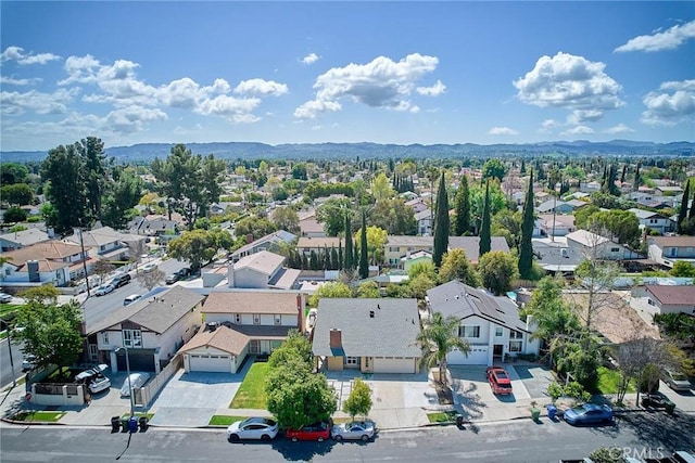 19910 Cantara St, Winnetka, CA 91306 - bird's eye view with a residential view and a mountain view