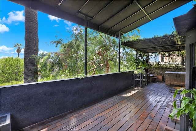 view of deck