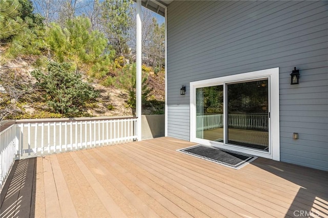 view of deck