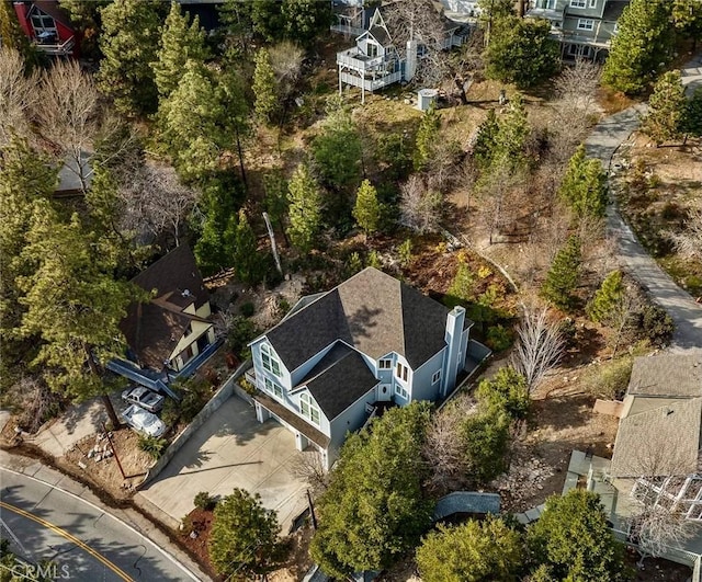 27732 N Bay Rd, Lake Arrowhead, CA 92352 - bird's eye view