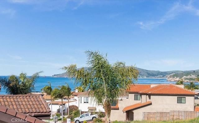 101 Searidge Ct, Pismo Beach, CA 93449 - water view featuring a mountain backdrop