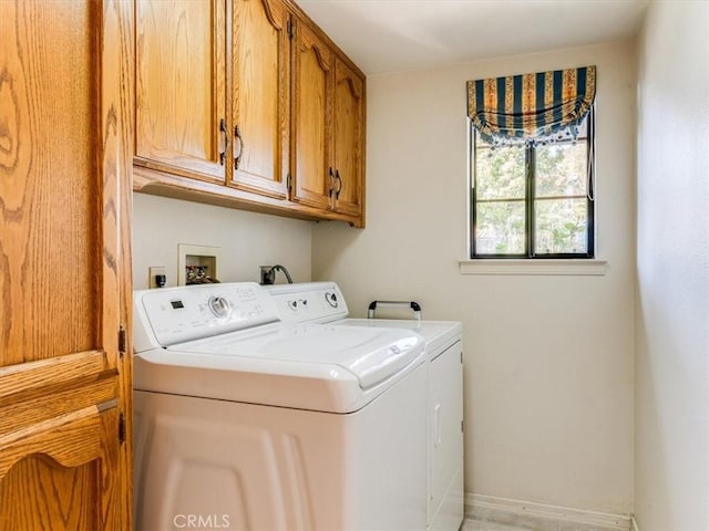 101 Searidge Ct, Pismo Beach, CA 93449 - laundry room featuring cabinet space and separate washer and dryer