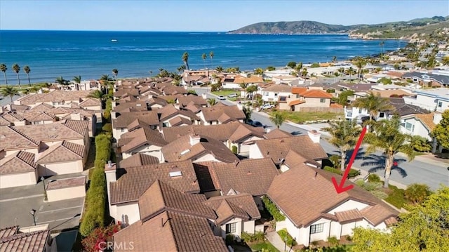 101 Searidge Ct, Pismo Beach, CA 93449 - aerial perspective of suburban area with a water and mountain view