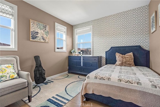 19 Dogwood, Lake Forest, CA 92630 - bedroom with wallpapered walls and baseboards
