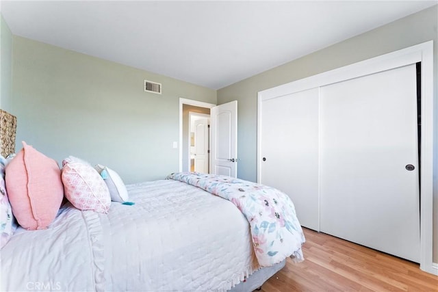 4811 Sharon Dr, La Palma, CA 90623 - bedroom featuring light wood-style floors and a closet