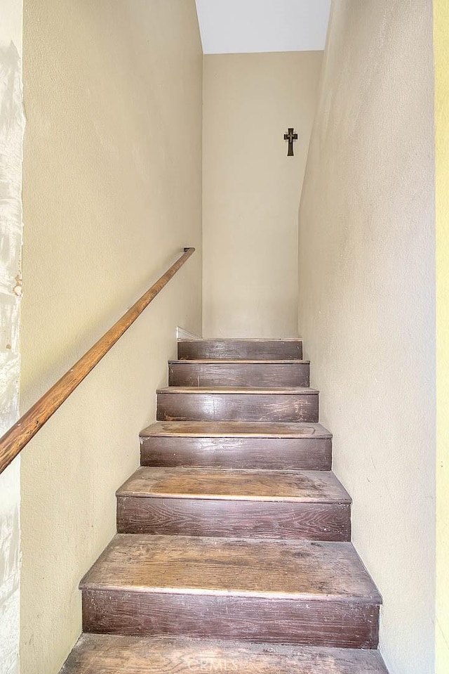 view of staircase