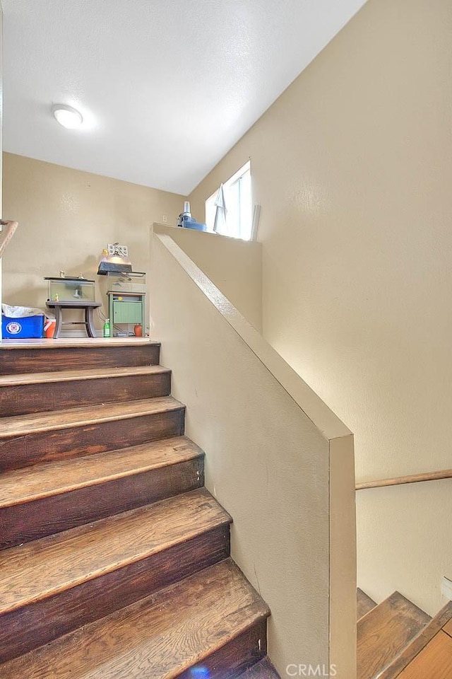 view of stairs