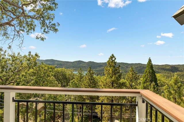 27684 St Bernard Ln, Lake Arrowhead, CA 92352 - view of mountain feature featuring a forest view