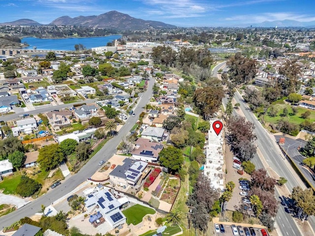 5362 Lake Murray Blvd, La Mesa, CA 91942 - aerial view with a water and mountain view