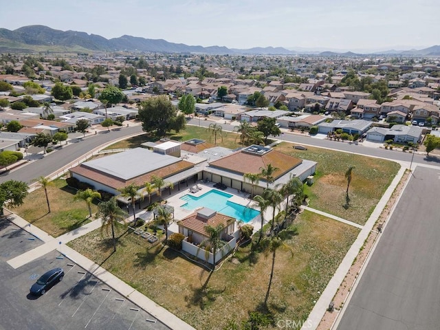 1130 Carob Ct, Hemet, CA 92545 - aerial view of residential area with a mountain backdrop