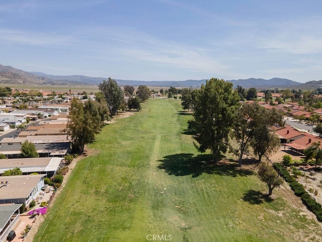 1130 Carob Ct, Hemet, CA 92545 - aerial perspective of suburban area with a mountain backdrop