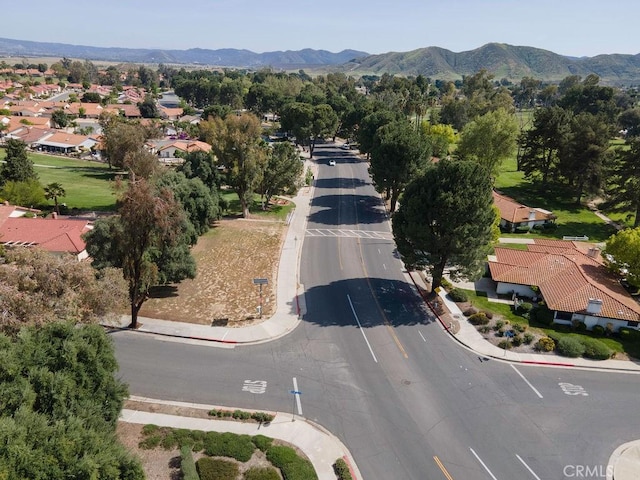 1130 Carob Ct, Hemet, CA 92545 - aerial view of residential area with mountains
