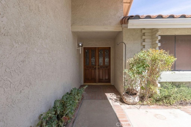 1130 Carob Ct, Hemet, CA 92545 - property entrance featuring stucco siding