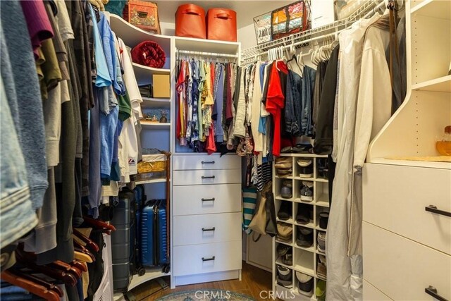 2645 S Patton Ave, San Pedro, CA 90731 - spacious closet with wood finished floors