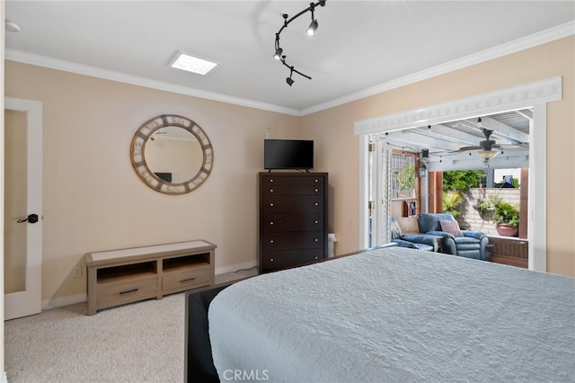 2645 S Patton Ave, San Pedro, CA 90731 - carpeted bedroom with baseboards and ornamental molding