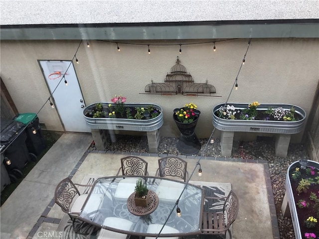 view of patio / terrace featuring outdoor dining area