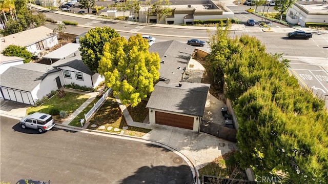 drone / aerial view featuring a residential view