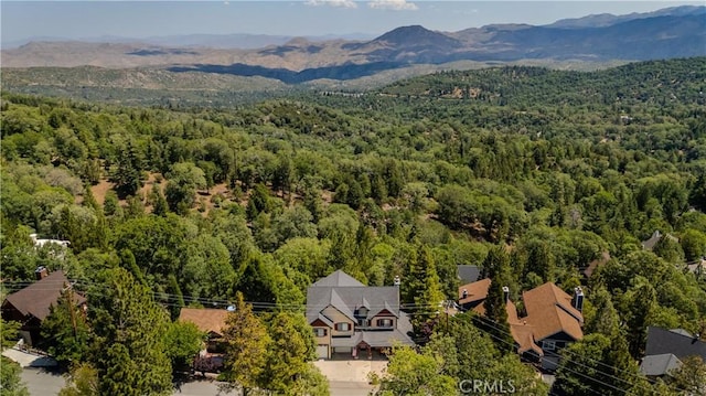 1251 Kodiak Dr, Lake Arrowhead, CA 92352 - aerial view of a heavily wooded area and mountains