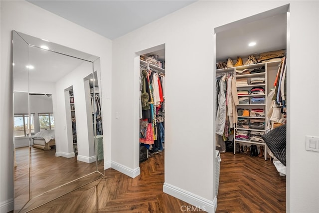 view of closet