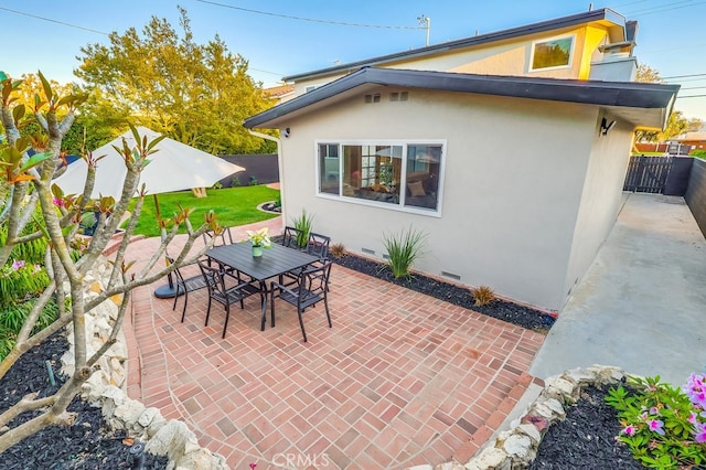 4903 Spencer St, Torrance, CA 90503 - view of patio / terrace with outdoor dining space and a fenced backyard