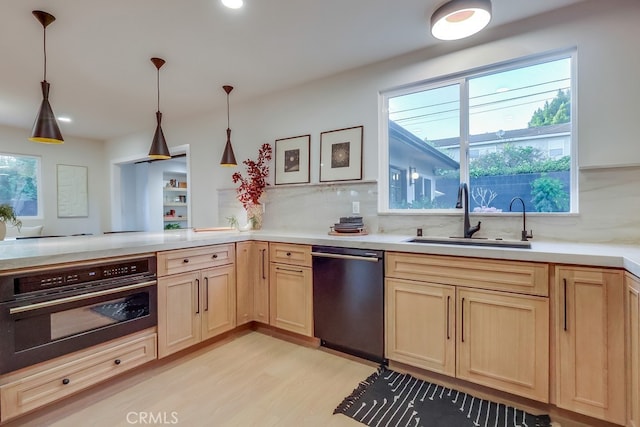 4903 Spencer St, Torrance, CA 90503 - kitchen with oven, dishwasher, and light brown cabinets