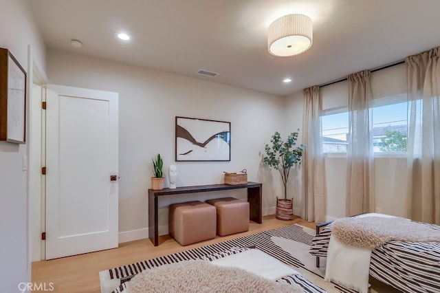 4903 Spencer St, Torrance, CA 90503 - living area featuring recessed lighting, visible vents, baseboards, and wood finished floors