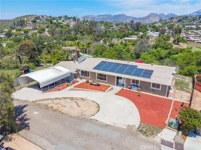 88611/2 Los Coches Rd, Lakeside, CA 92040 - birds eye view of property with a mountain view