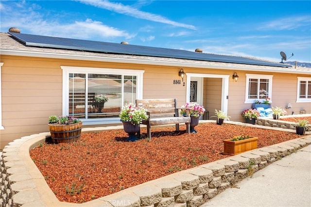 88611/2 Los Coches Rd, Lakeside, CA 92040 - view of front facade featuring roof mounted solar panels