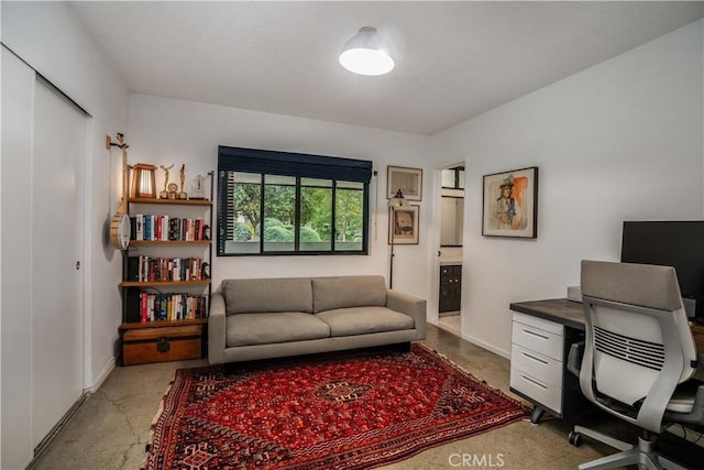 22335 Tiara St, Woodland Hills, CA 91367 - office area featuring baseboards