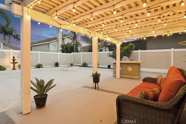 2145 Lenita Cir, Corona, CA 92882 - view of patio / terrace featuring a fenced backyard
