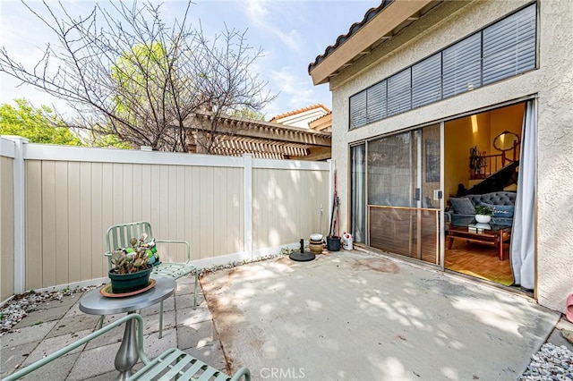 22933 Estoril Dr Unit 1, Diamond Bar, CA 91765 - view of patio featuring a fenced backyard