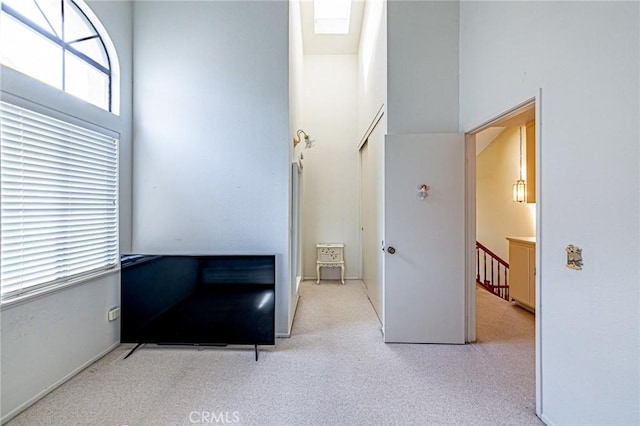 22933 Estoril Dr Unit 1, Diamond Bar, CA 91765 - interior space featuring a high ceiling and carpet floors