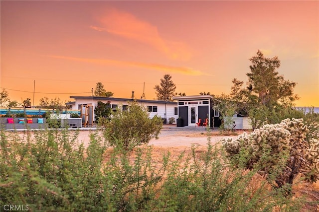 view of back of property