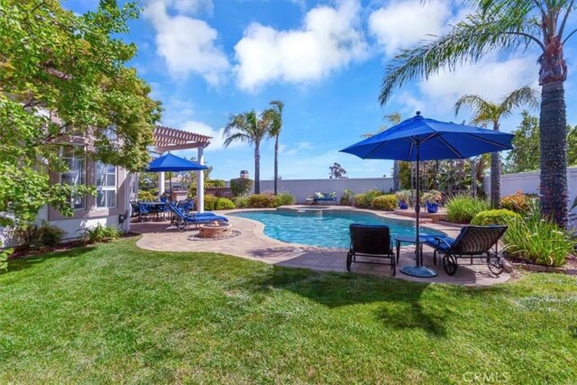 14043 Shepherd Dr, Rancho Cucamonga, CA 91739 - view of swimming pool with a patio