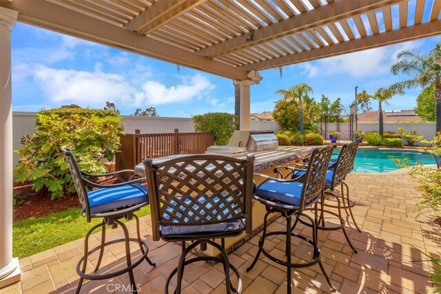 14043 Shepherd Dr, Rancho Cucamonga, CA 91739 - view of patio / terrace featuring a pergola