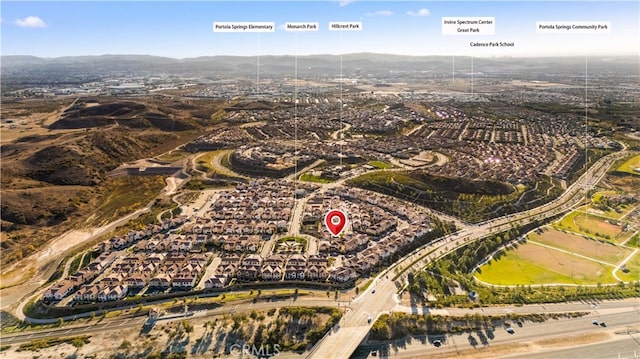 312 Carefree, Irvine, CA 92618 - aerial view with a mountain view