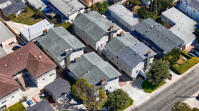 bird's eye view featuring a residential view