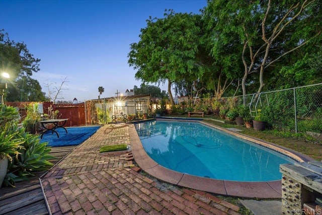 4210 Black Mountain Rd, La Mesa, CA 91941 - view of pool with a fenced backyard