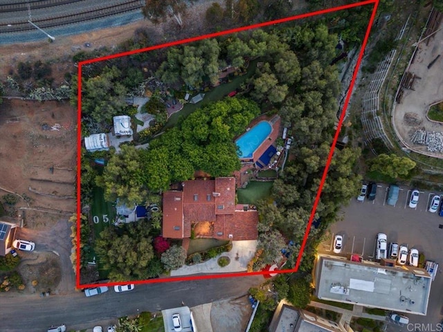 4210 Black Mountain Rd, La Mesa, CA 91941 - view of property location with property boundaries highlighted