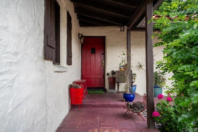 4210 Black Mountain Rd, La Mesa, CA 91941 - doorway to property with stucco siding