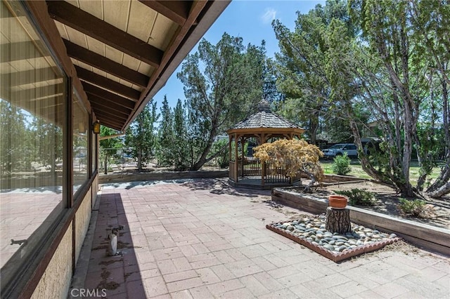 7040 Kenyon Ave, Hesperia, CA 92345 - view of patio with a gazebo