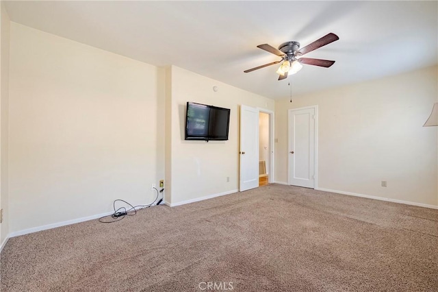 2550 5th Ave, Merced, CA 95340 - spare room with carpet floors and ceiling fan