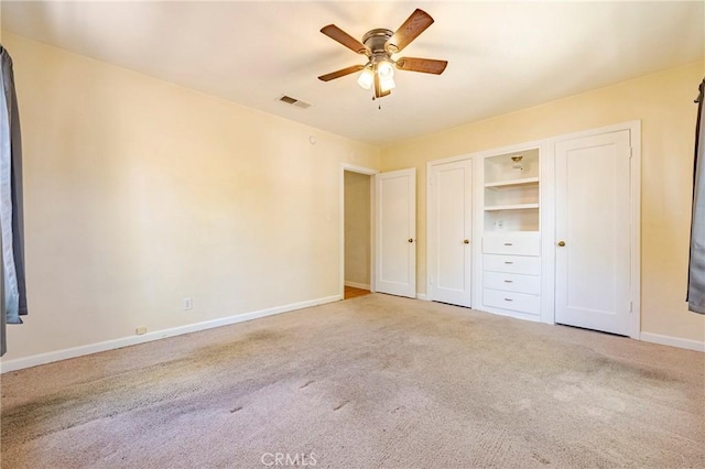 2550 5th Ave, Merced, CA 95340 - unfurnished bedroom with carpet floors and ceiling fan