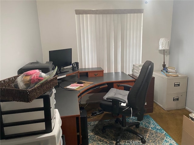 view of office