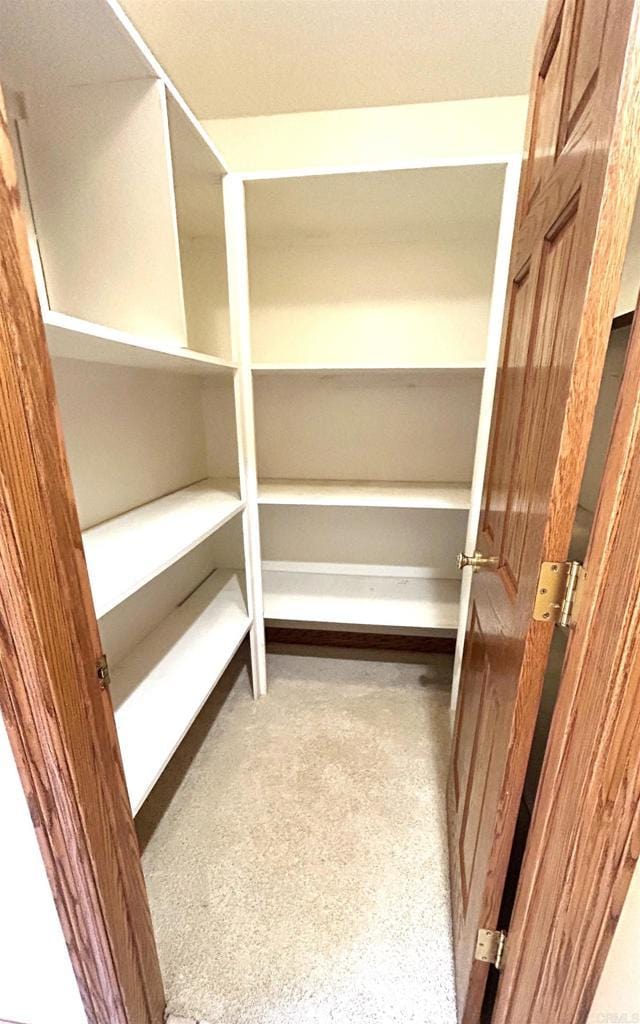 view of pantry
