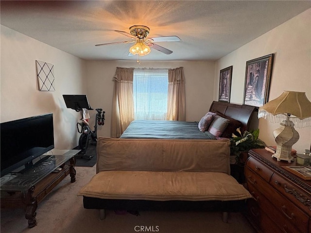 3324 Rosegold Ave, Rosamond, CA 93560 - bedroom with carpet flooring and ceiling fan