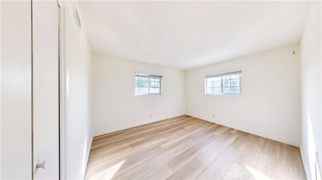 19201 Barrett Ln, North Tustin, CA 92705 - empty room with light wood-type flooring and baseboards